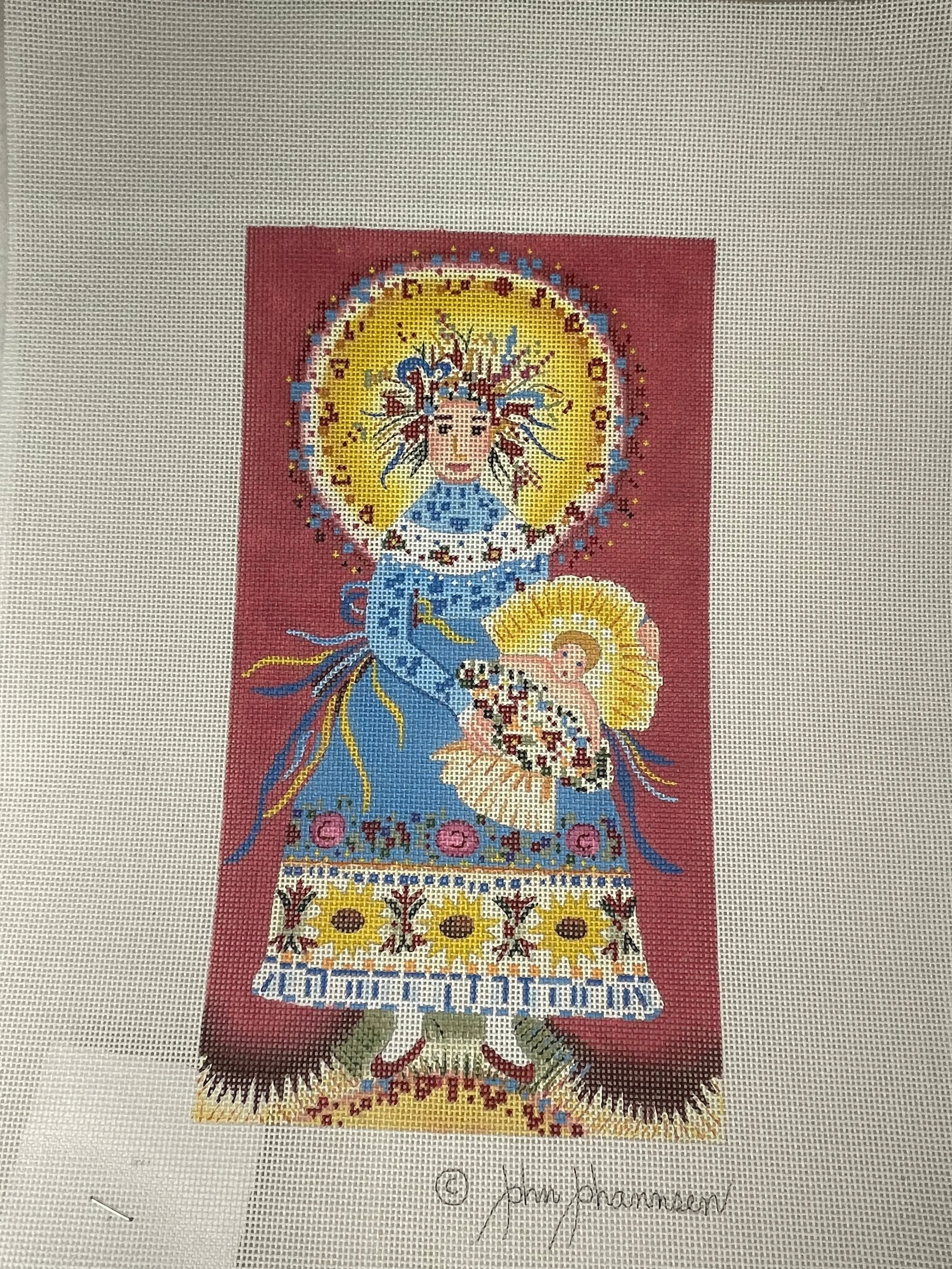 * Melissa Shirley Designs J207D Strawflower Madonna