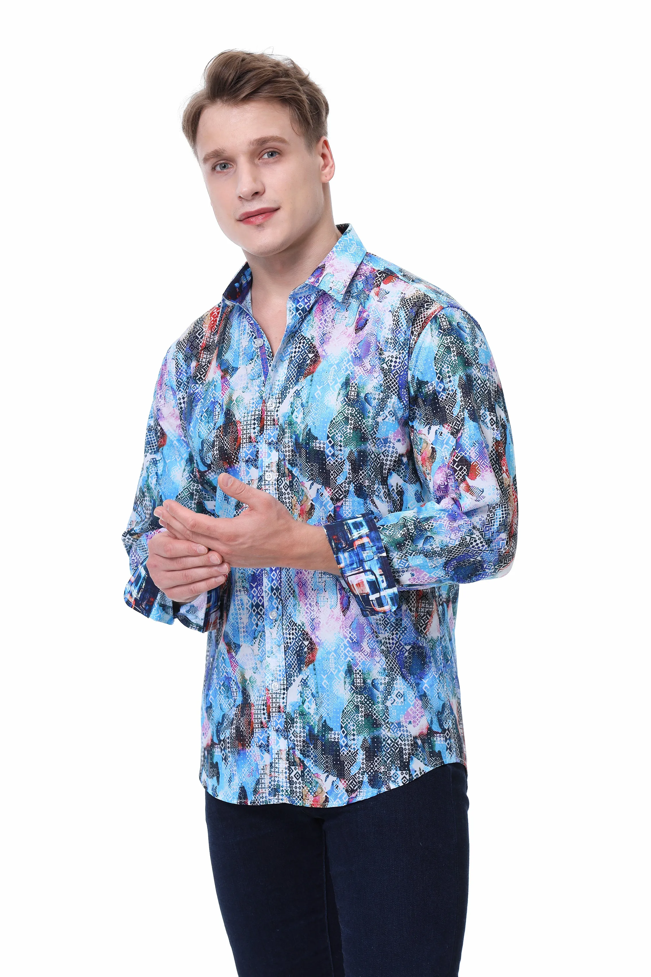1 Like No other Matrize Long Sleeve Casual Shirt