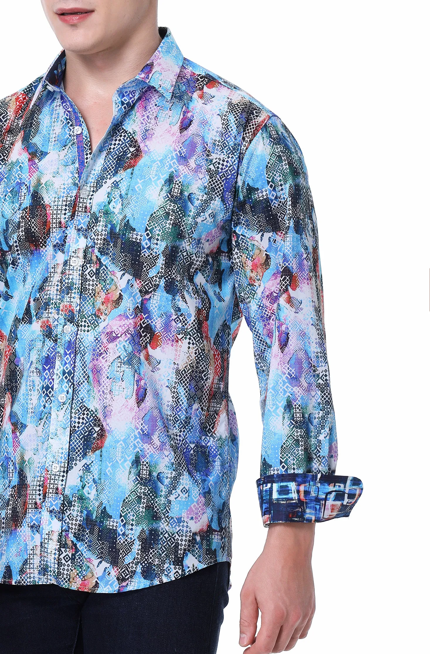1 Like No other Matrize Long Sleeve Casual Shirt