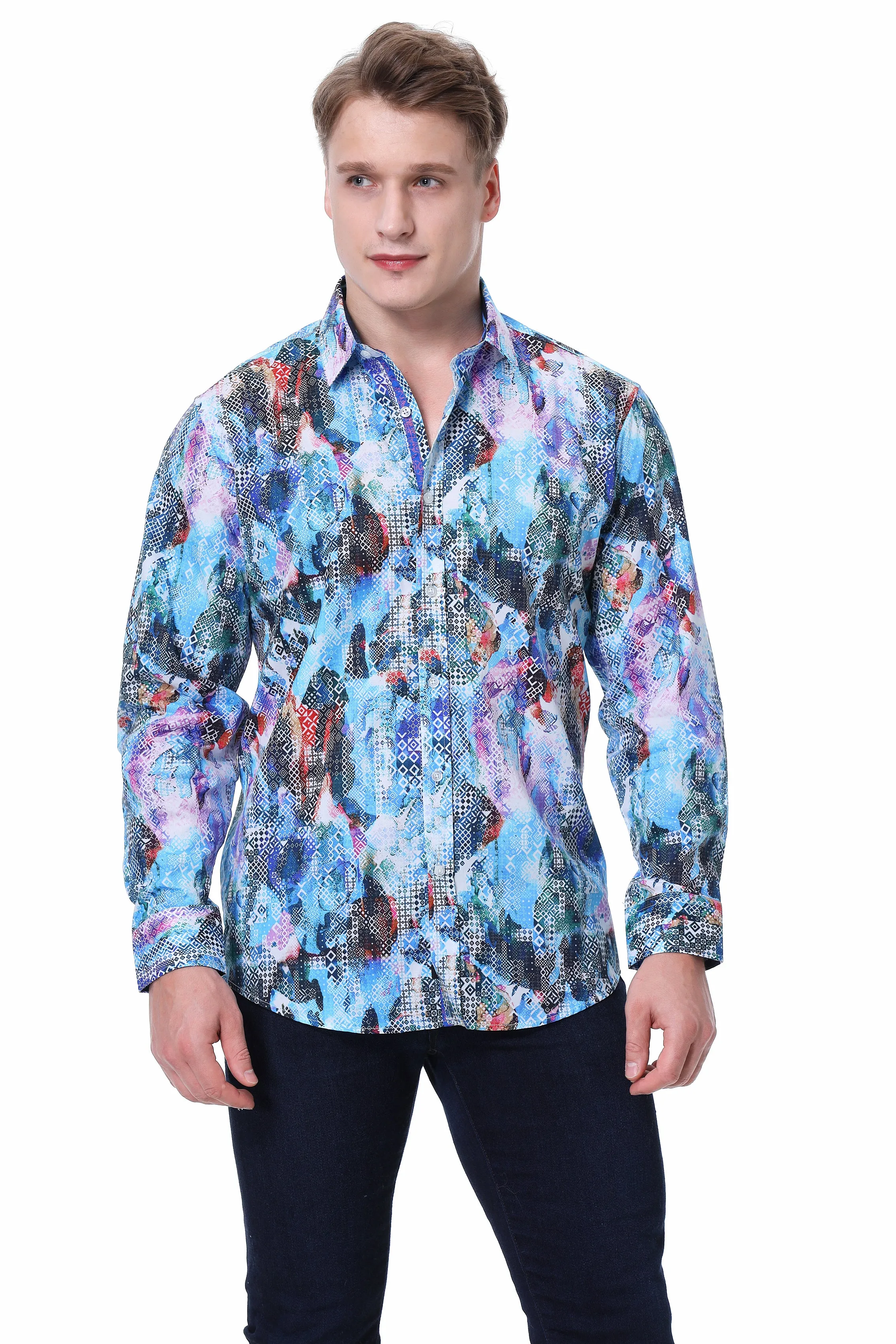 1 Like No other Matrize Long Sleeve Casual Shirt