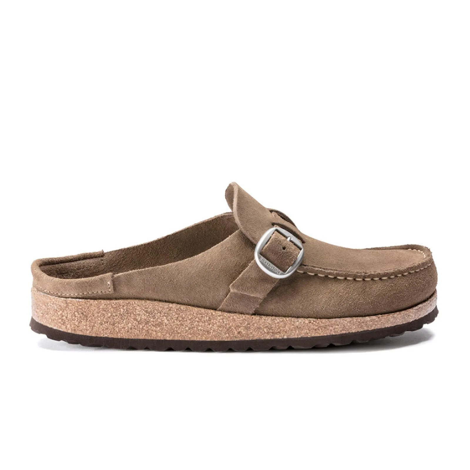 Birkenstock Buckley Clog (Women) - Gray Taupe Suede