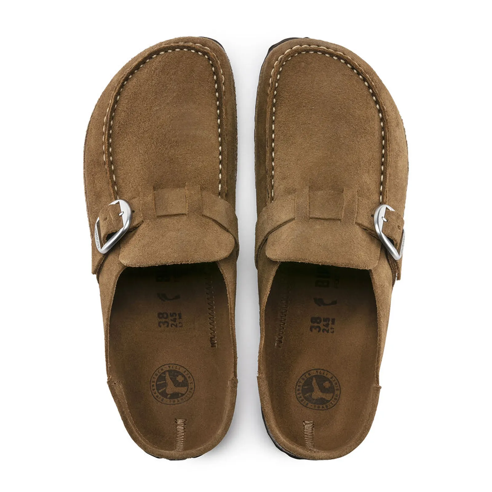 Birkenstock Buckley Narrow Clog (Women) - Tea Suede