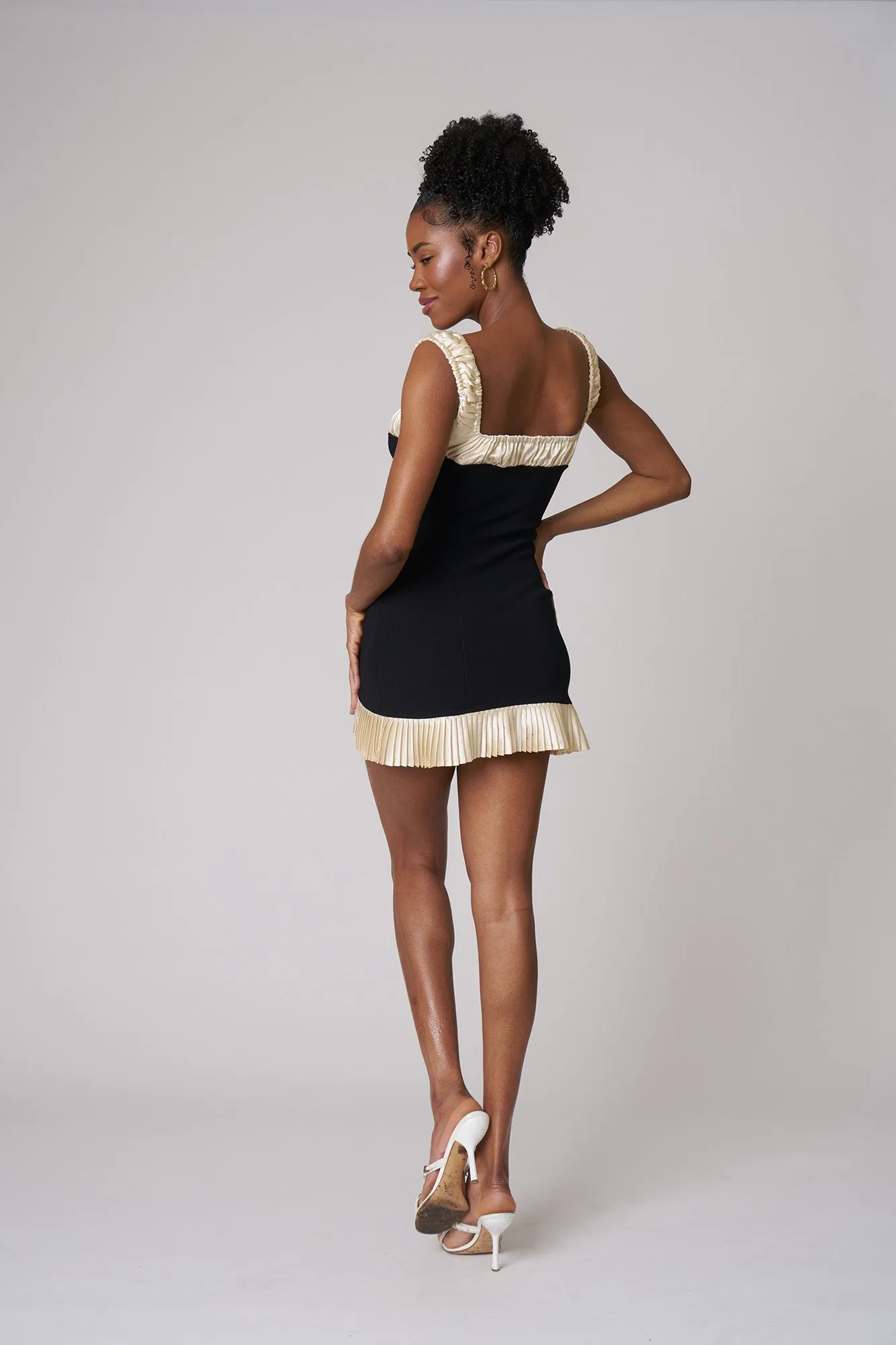 BRIELLE DRESS - NOIR