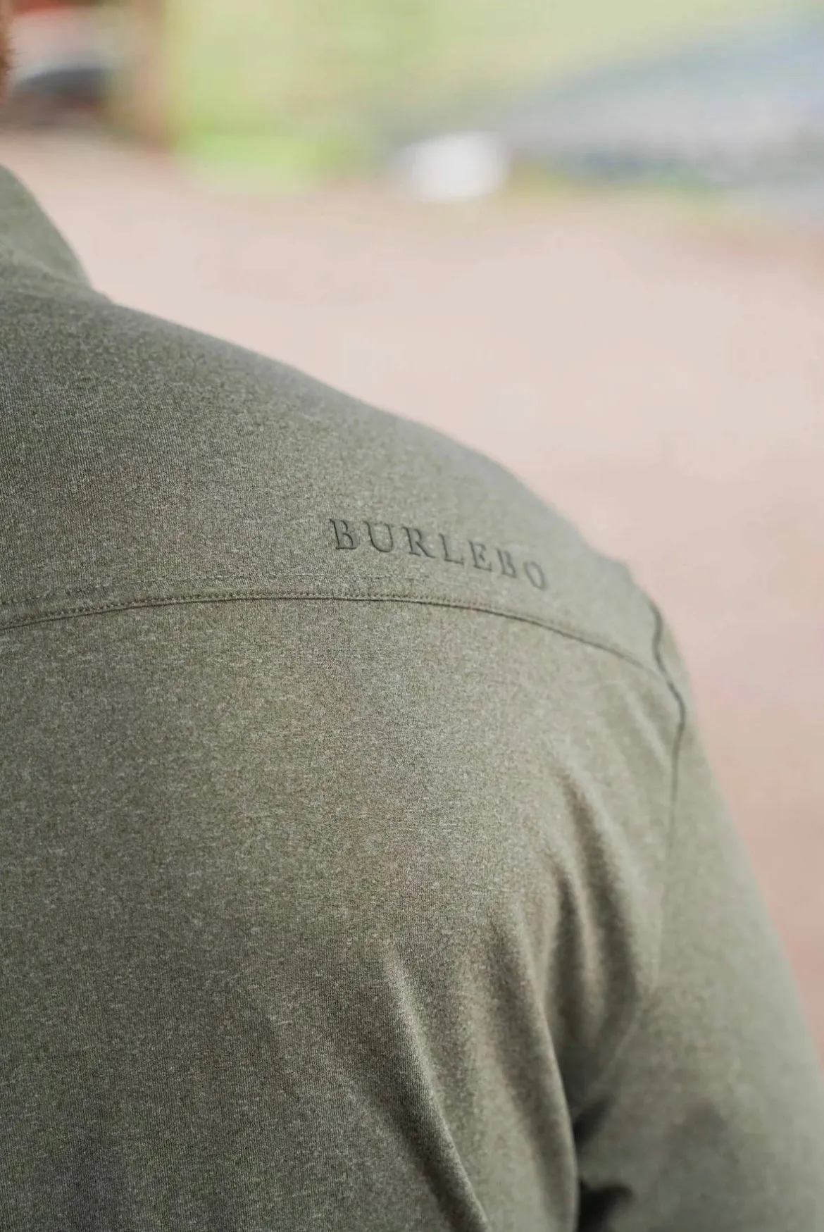 Burlebo Performance Quarter Zip - Heather Sage
