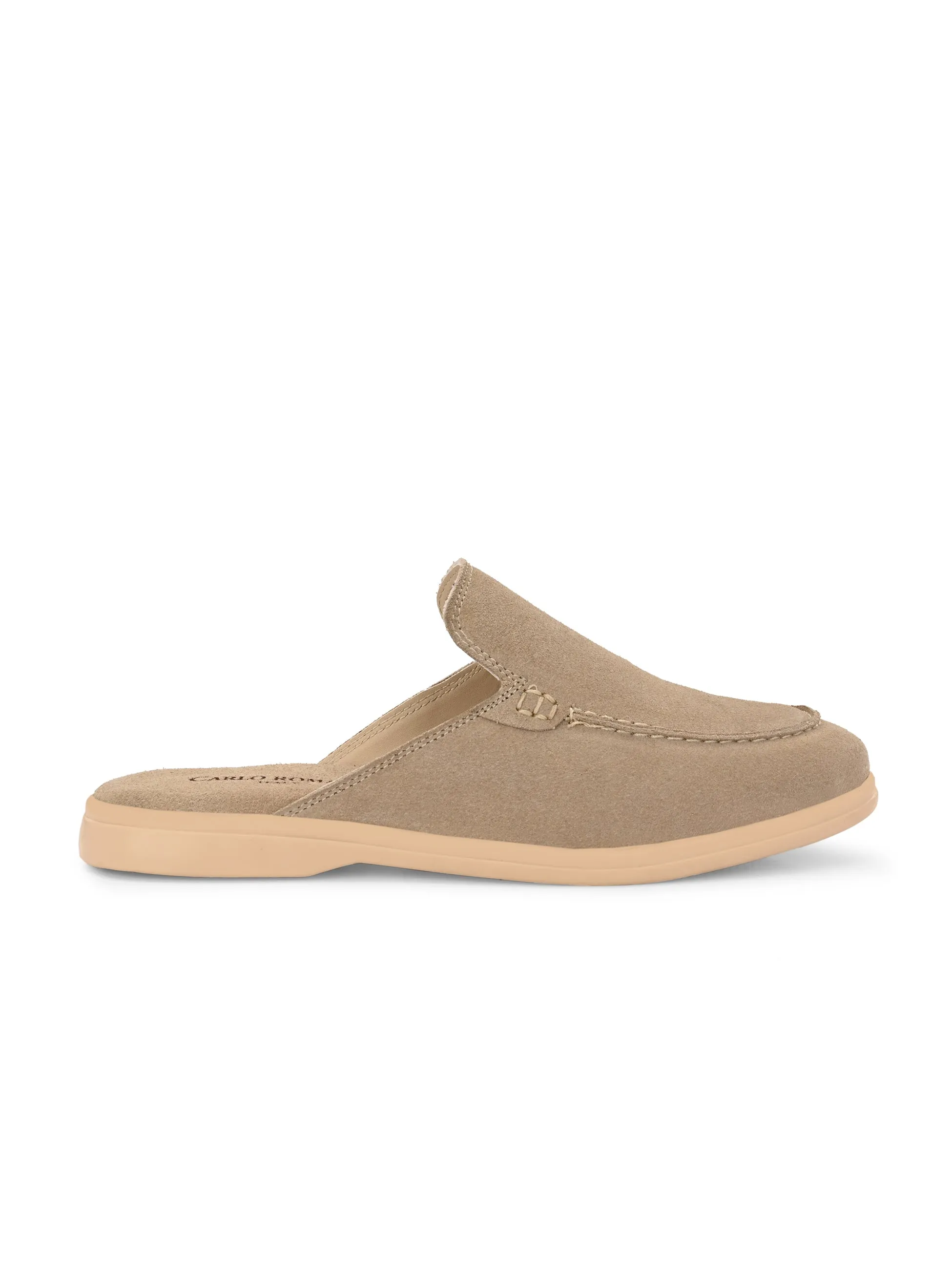 CARLO ROMANO BY WASAN PREMIUM STYLISH SUEDE LEATHER MULES FOR WOMENS