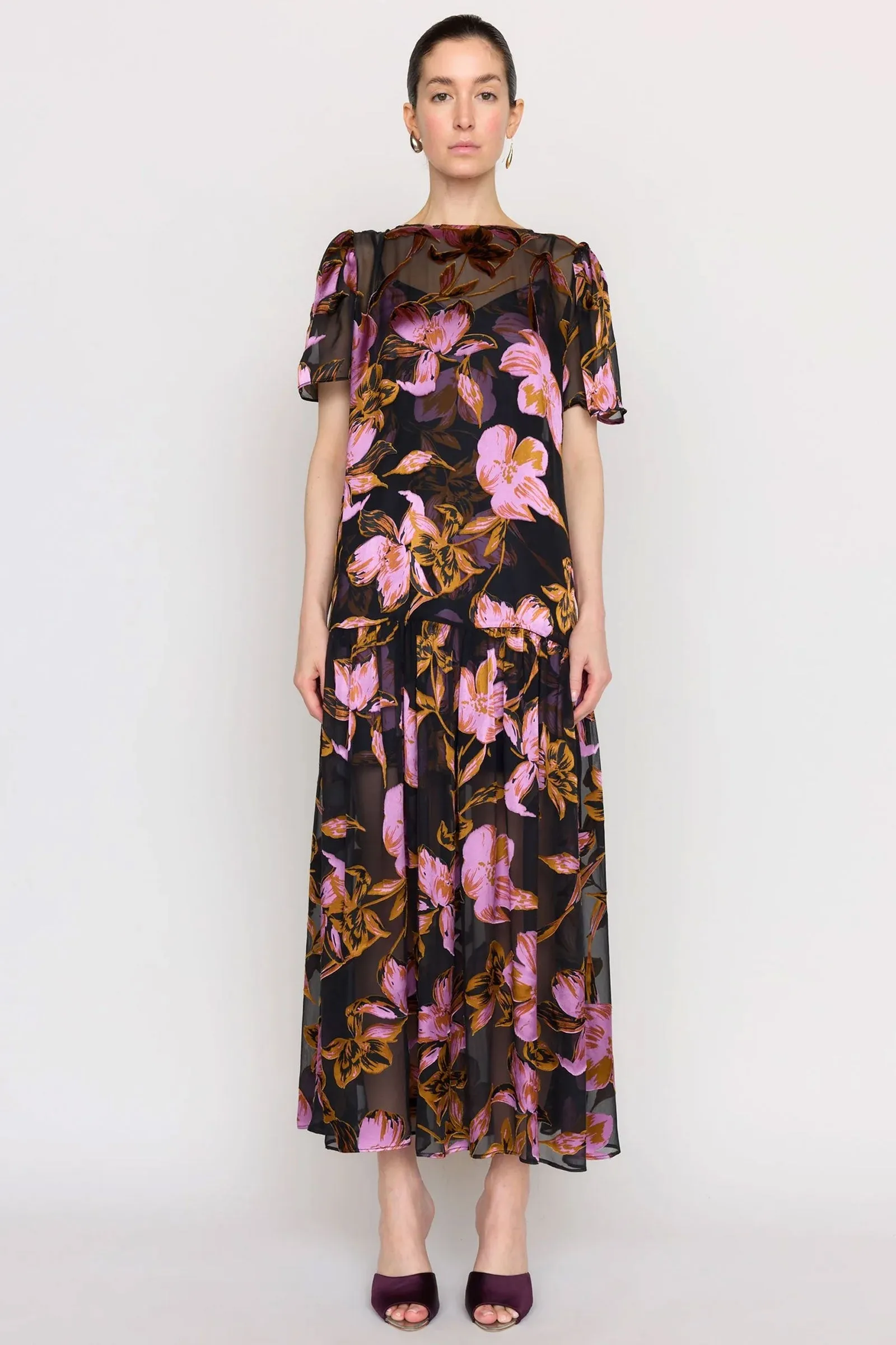 Christy Lynn Adele Dress in Evening Lily