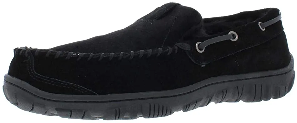 Clarks Slippers Premium collection Lined Enormous discount Venetian Casual Fur Slip Suede Moccasin Wide On Loafer Black