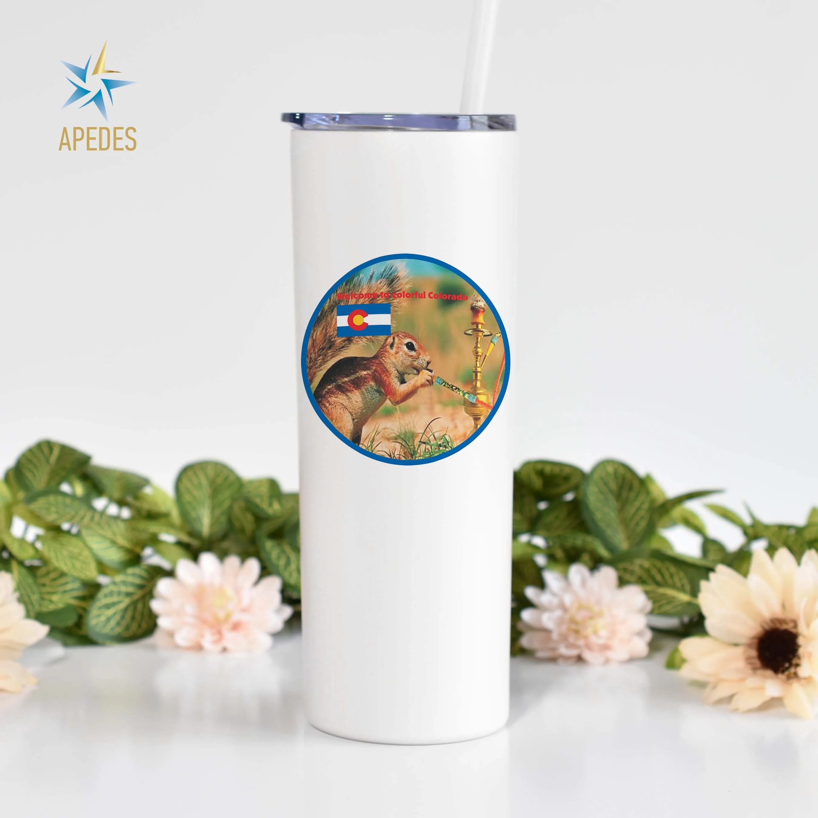Colorado Resident Stainless Steel Skinny Tumbler 20 OZ