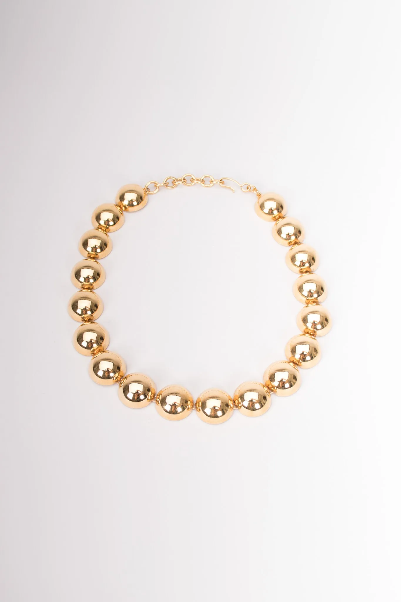 Dome Bead Collar Necklace