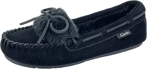 Exclusive access On Slip Outdoor Clarks Squared and Slippers Moc Casual Women's Suede Indoor Hurry, act fast Toe