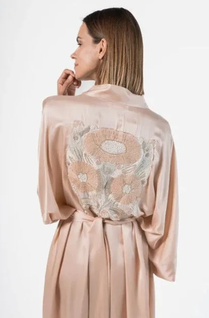 Geranio Silk Kimono