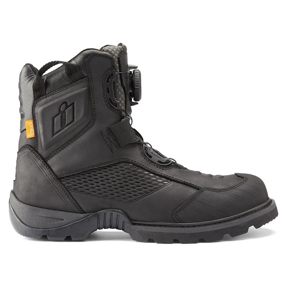 Icon Stormhawk Waterproof Boots - Black