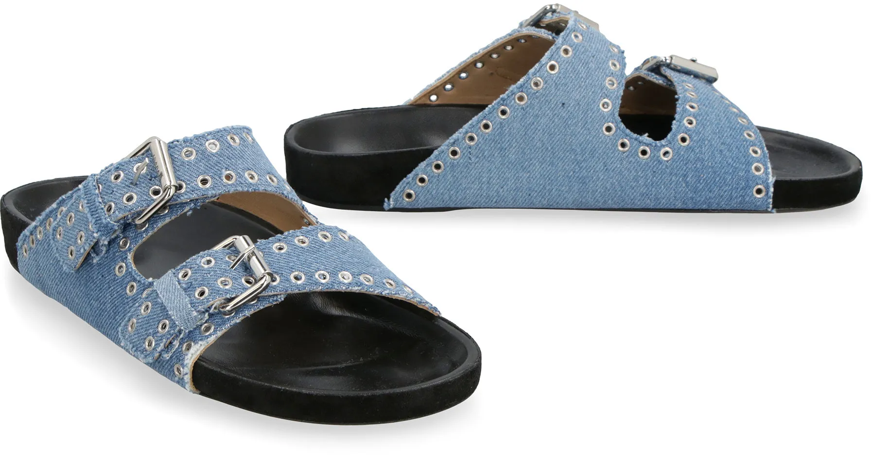 Lennyo denim mules