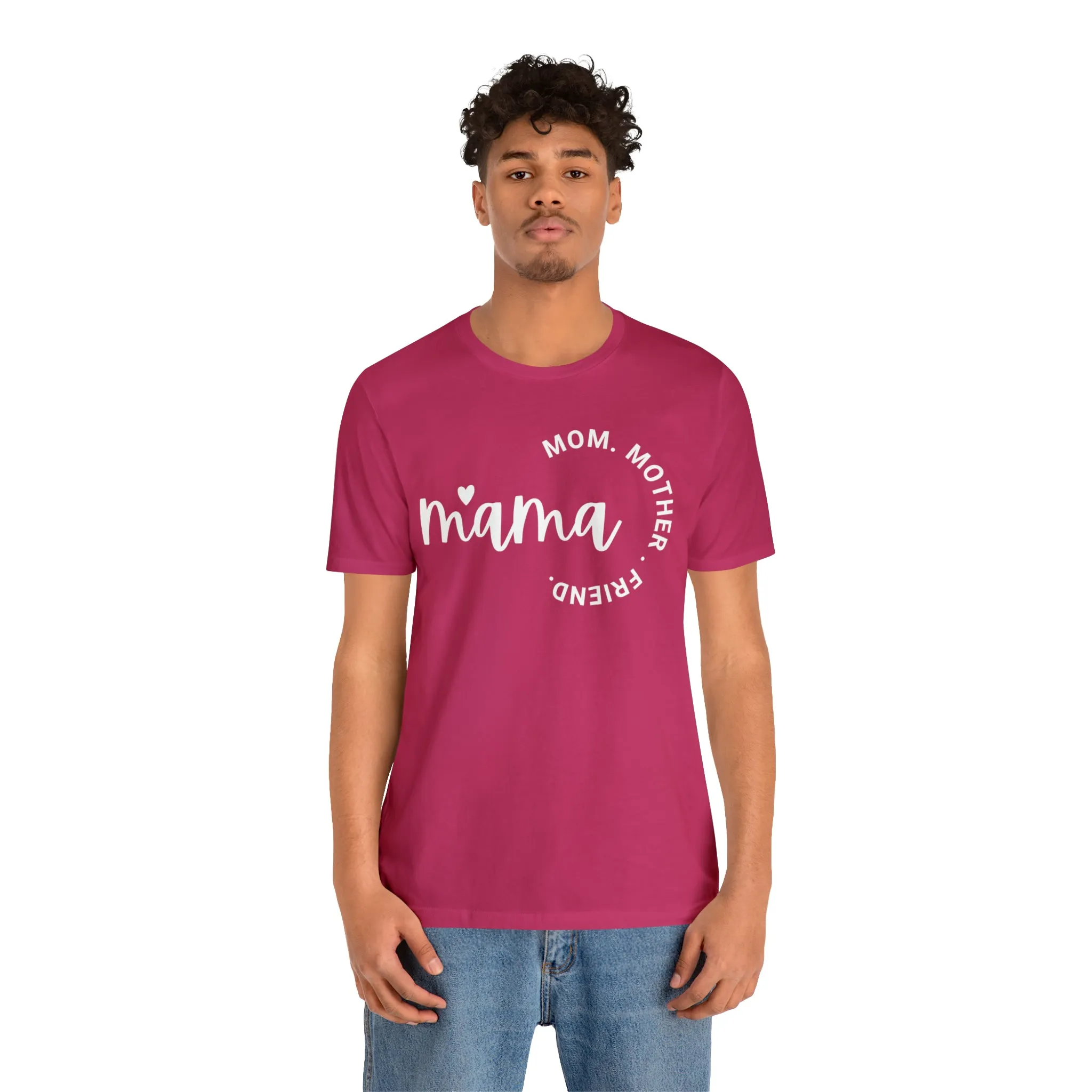 Mama Mom T-Shirt | Mother Friend  Tee |  Bella Canvas 3001 Unisex | Love Mom Short Sleeve Tshirt