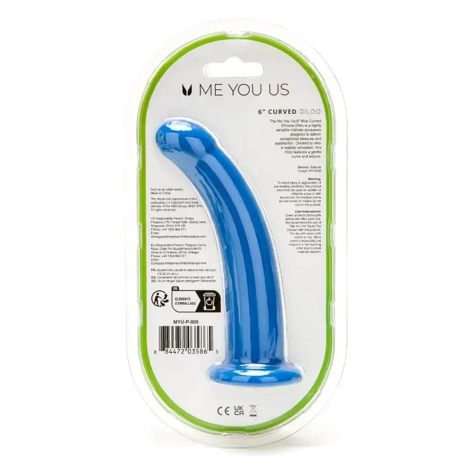 Me you us 6 Inch Curved Silicone Dildo