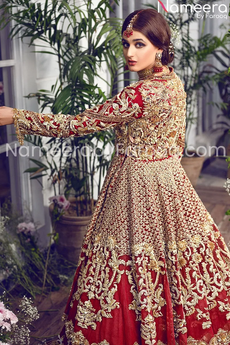 Pakistan Full Embroidered Lehenga for Bridal #BN170