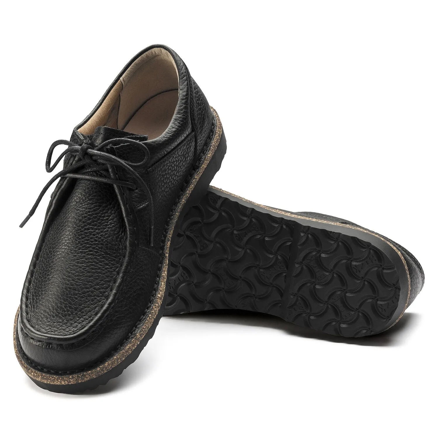 Pasadena II - Black Natural Leather
