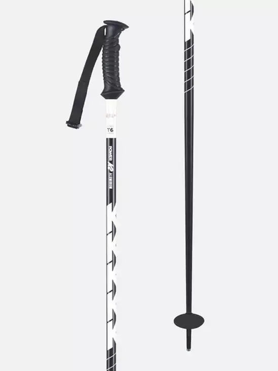 Power Aluminum Black Ski Poles