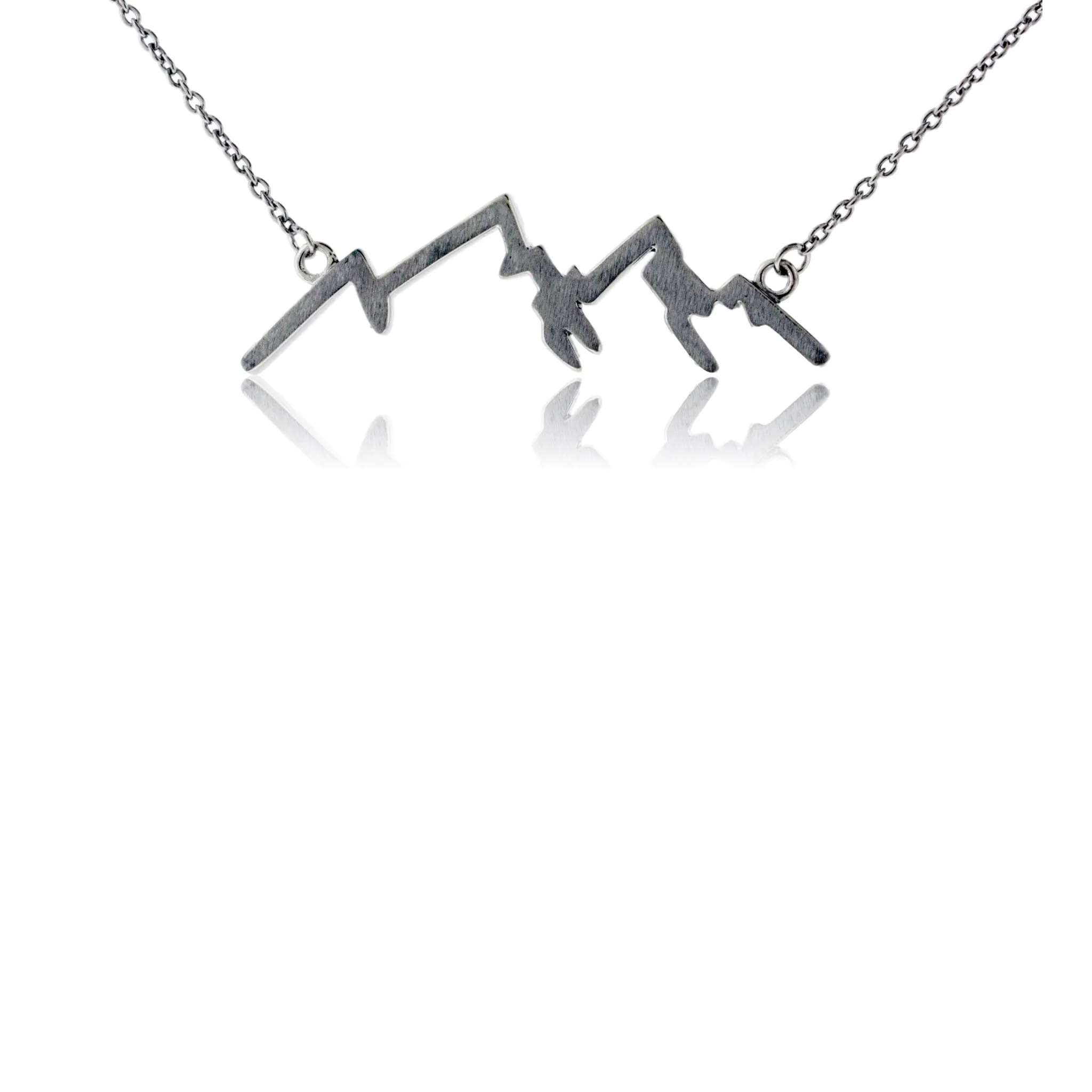 Silhouette Mountain Peak Pendant