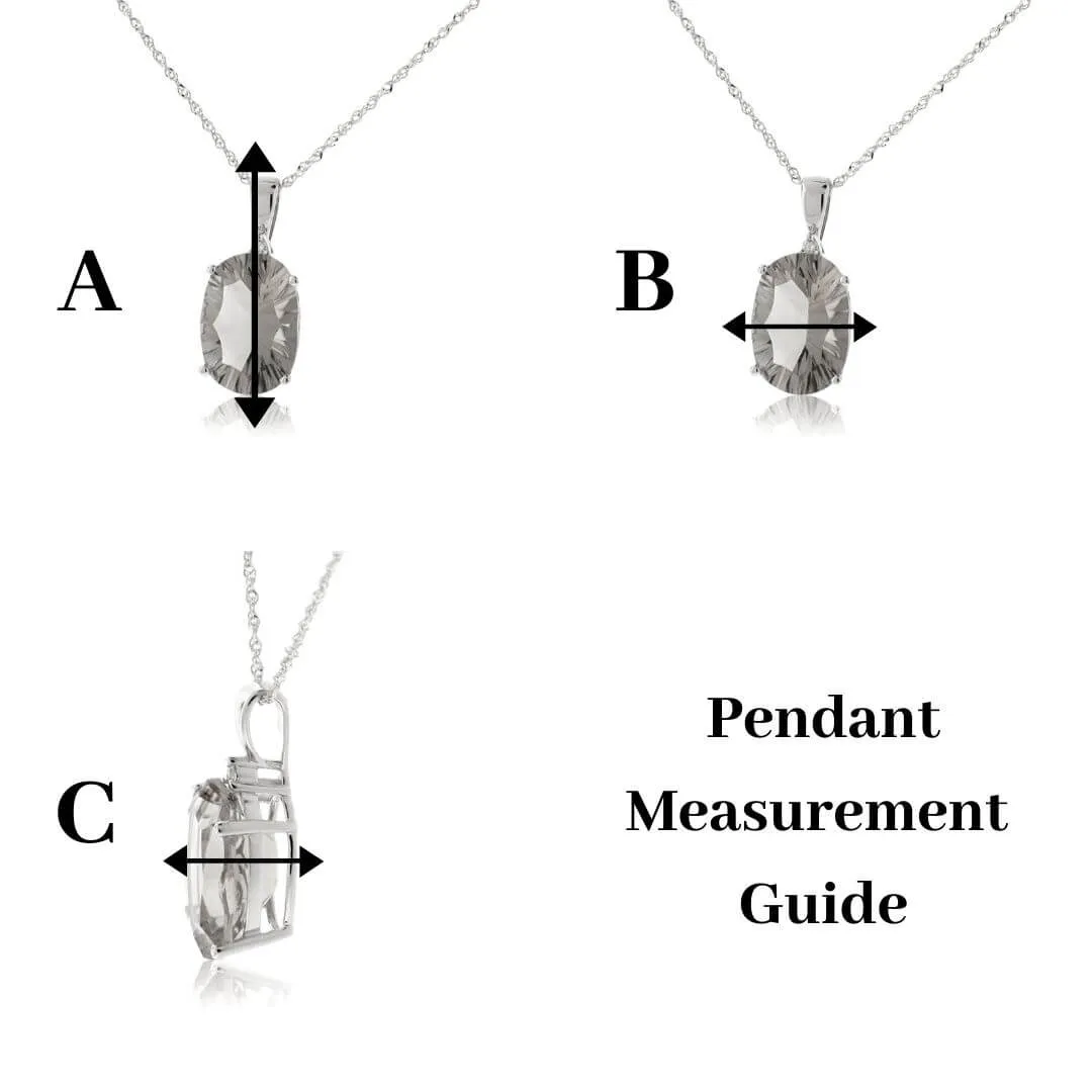 Silhouette Mountain Peak Pendant