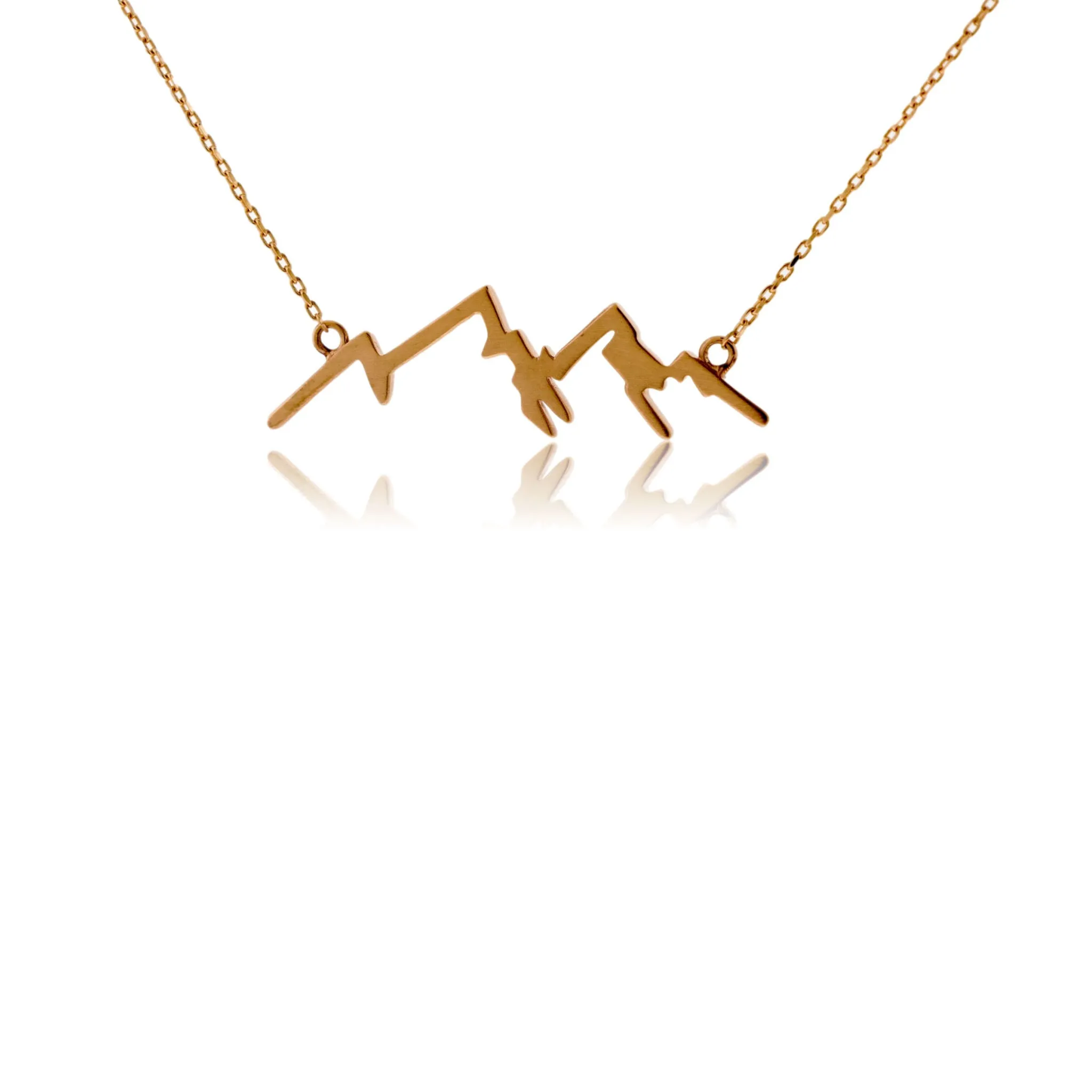 Silhouette Mountain Peak Pendant