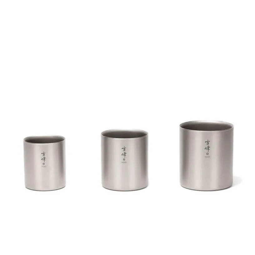 Snow Peak Ti-Double H300 Stacking Mug
