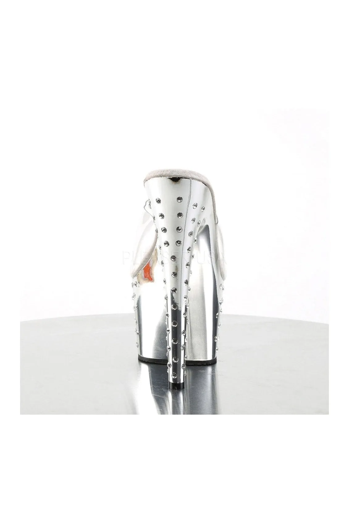 STARDUST-701 Platform Slide  | Clear Vinyl