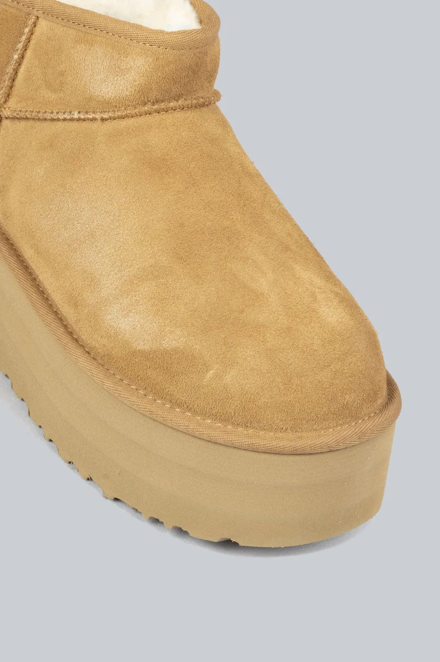 UGG CLASSIC ULTRA MINI PLATFORM WOMEN'S CHESTNUT