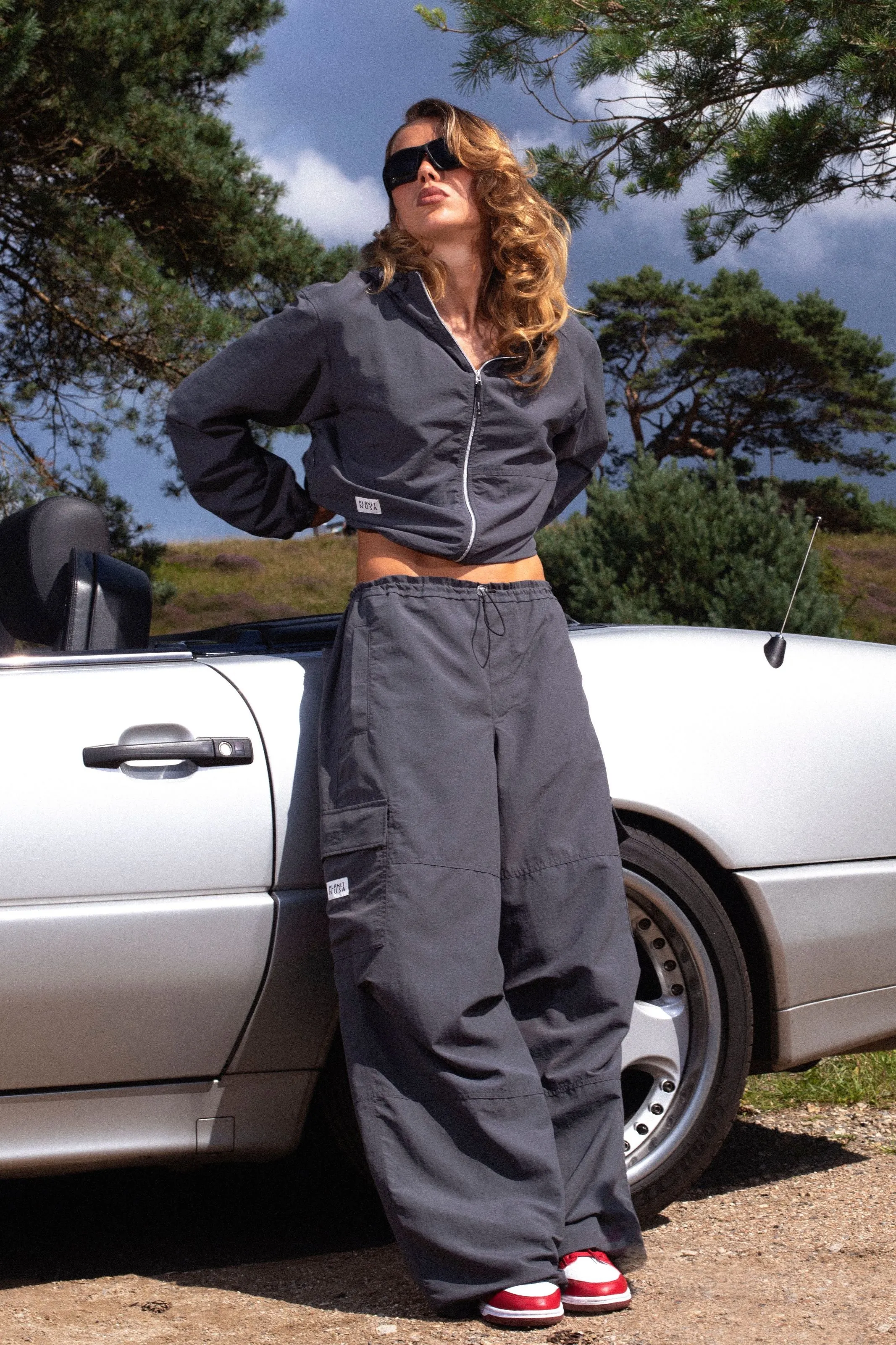WIND1 CROPPED HOODED JACKET