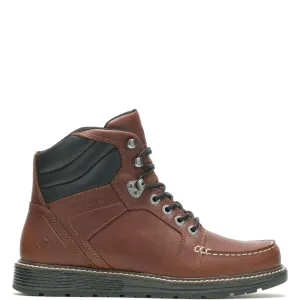 Wolverine Hellcat Wedge Moc-Toe Ultraspring WP 6" Mens Brown Wide Work Boots